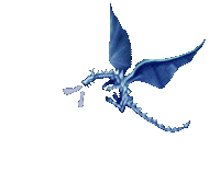 Blue flying dragon]