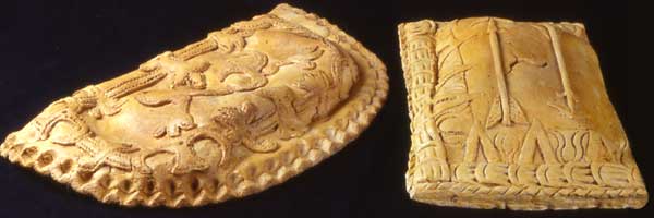 Two venison pasties made from  designs in the Edward Kidder book, published in 1720 AD