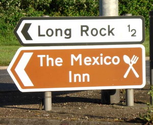 Long Rock road sign - II