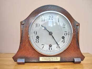Grandfather's retirement clock, 1950